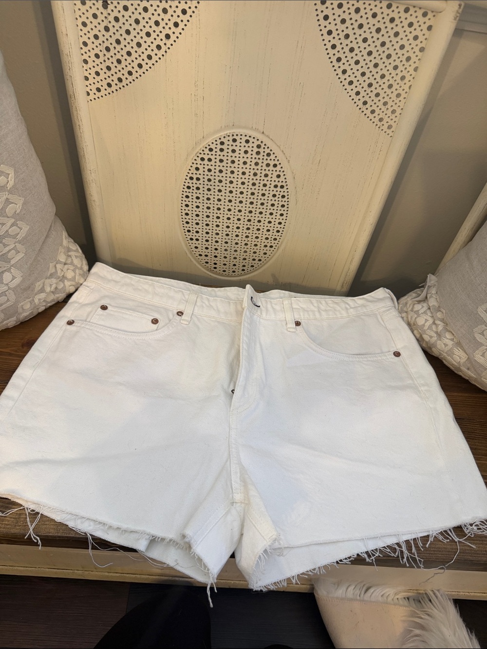 Rag & Bone Women's Denim Cutoff Shorts - Classic Casual Sz:32